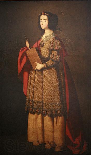 Francisco de Zurbaran Saint Engracia France oil painting art